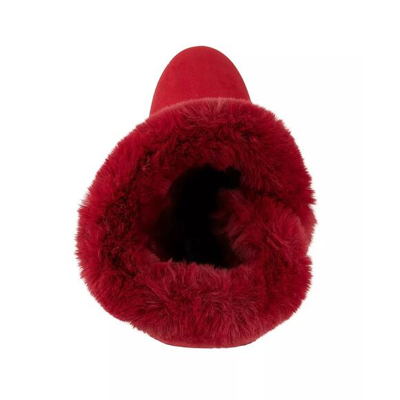 Juicy Couture Women's King Cozy Cold Weather Boots, Red Size 8M - Picture 4 of 5